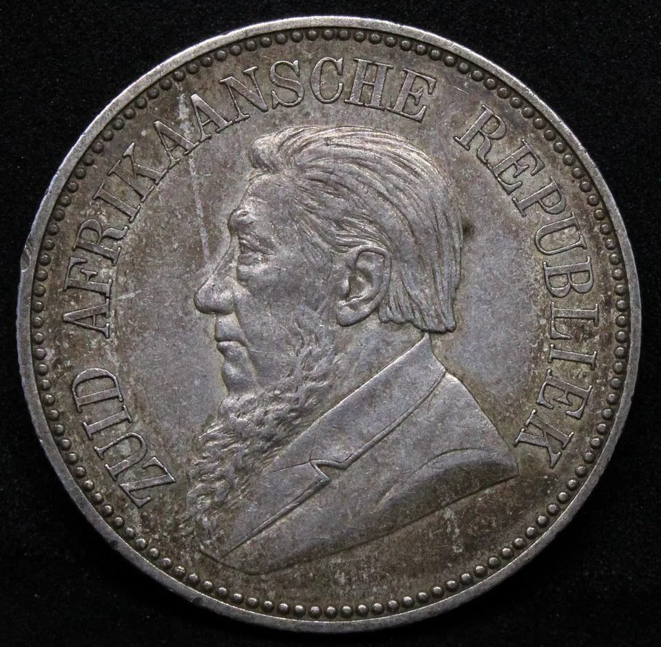 2 1/2 shillings (1/2 Crown) 1894 South Africa. KM-7 EF