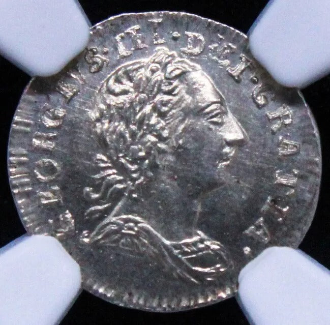 1 penny (maundy issue) 1776. George III. S.3759 NGC UNC MS65 top pop SOLD..