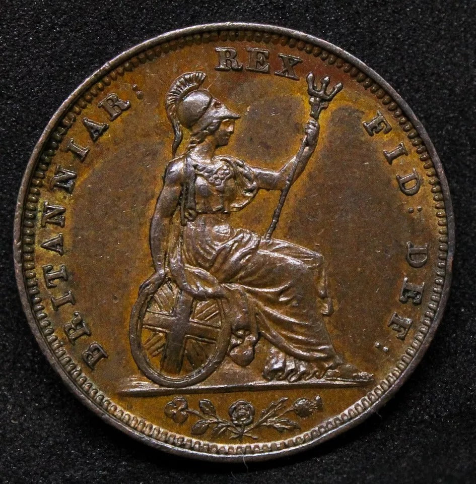 1 farthing 1826. George IV. S.3825 aUNC