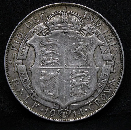 1/2 Crown 1914, Great Britain George V. S.4011.