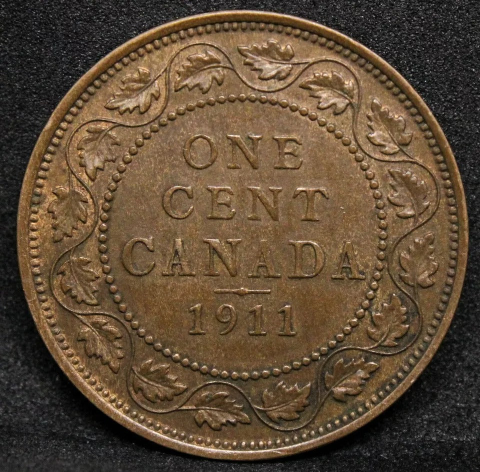 1911 Cent, Canada George V. KM-21. UNC