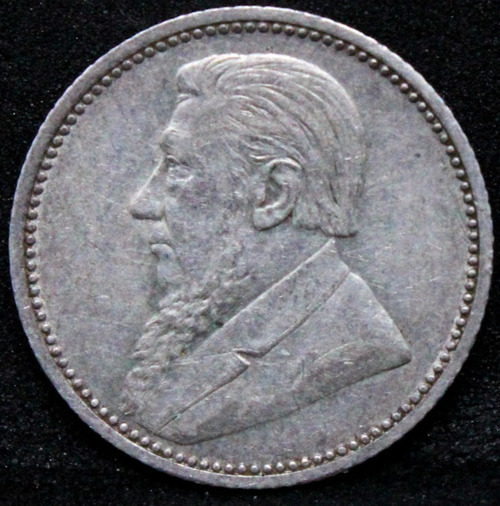 1895 6 Pence (Zuid Afrikaansche Republiek) - South Africa. KM-4