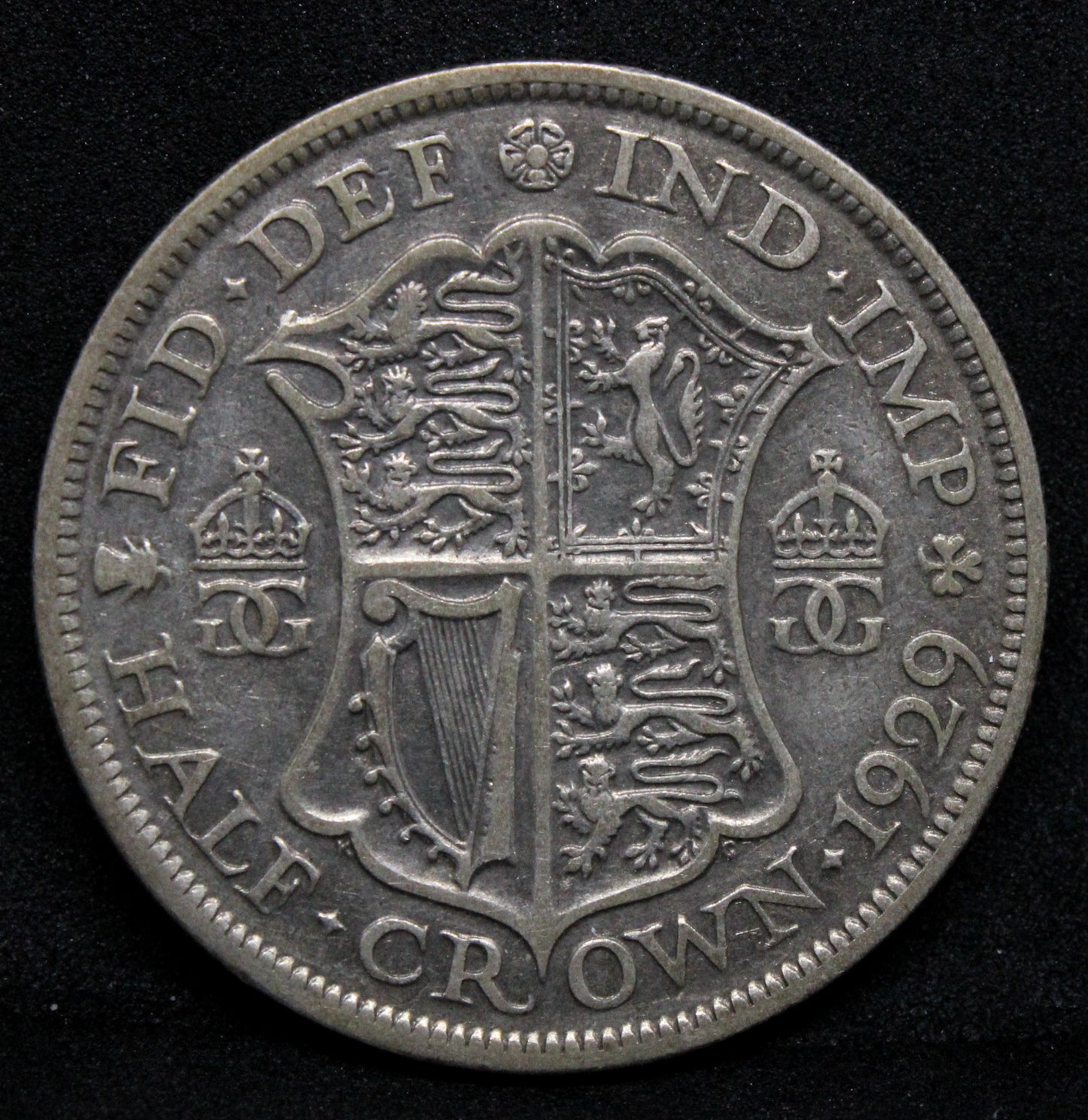 1/2 Crown 1929, Great Britain George V. S.4037 VF