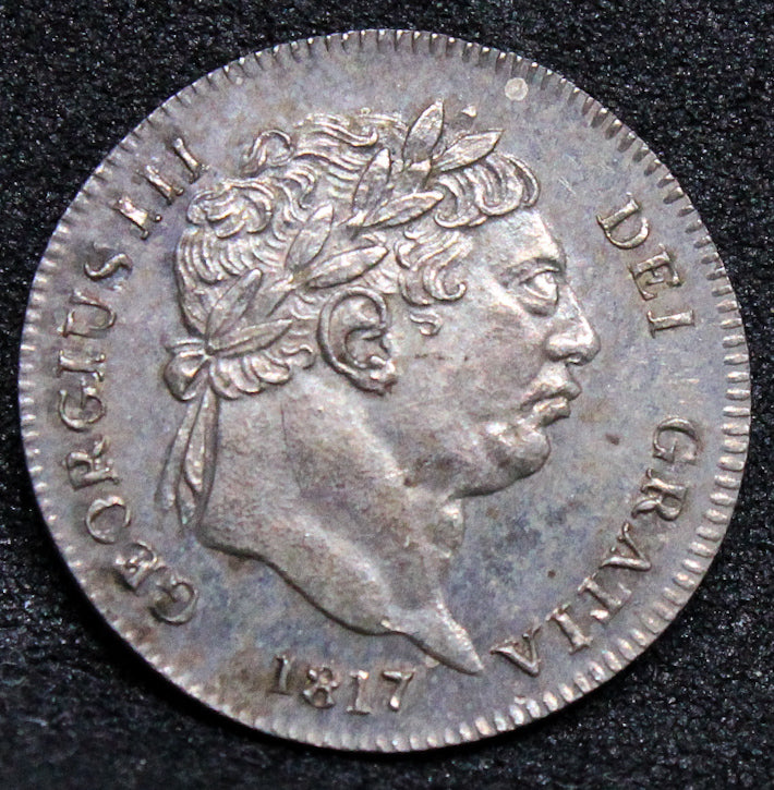 1817 G.BRITAIN 2 PENNY MAUNDY George III .NGC MS 62
