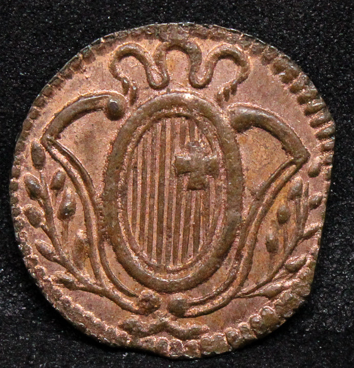 1812 SWITZERLND RAPPEN SCHWYZ - "RAPEN" .NGC MS 65 RB