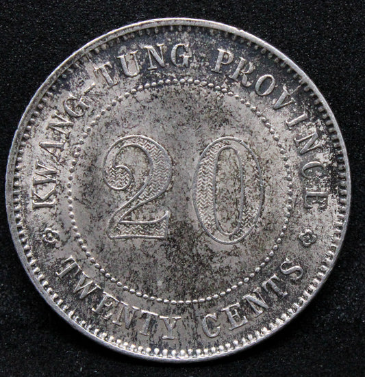 20 Cents 1920, Kwangtung Chinese/china Province Y.423 UNC #2