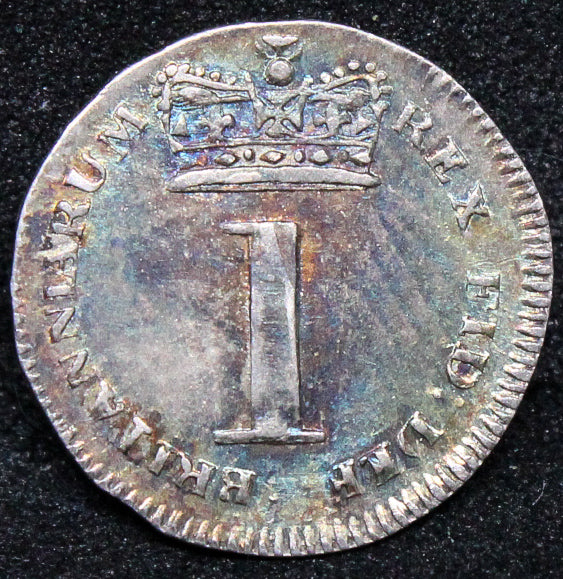1818 G.BRITAIN PENNY MAUNDY .NGC AU 58+