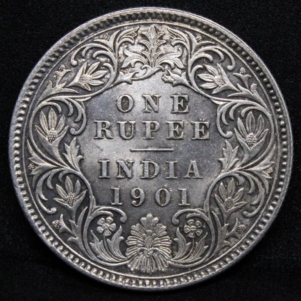 1901-C Victoria India-British Rupee KM 492 UNC