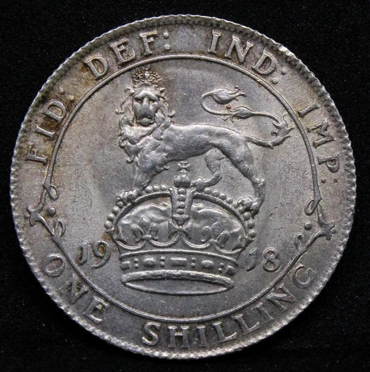 1  Shilling, 1918 George V, S.4013 UNC #2