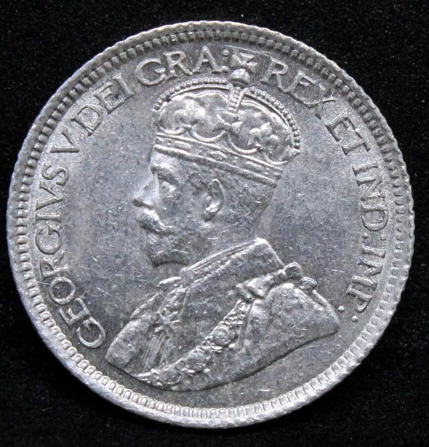 1918 10 cents Canada. King George V. KM-23 UNC