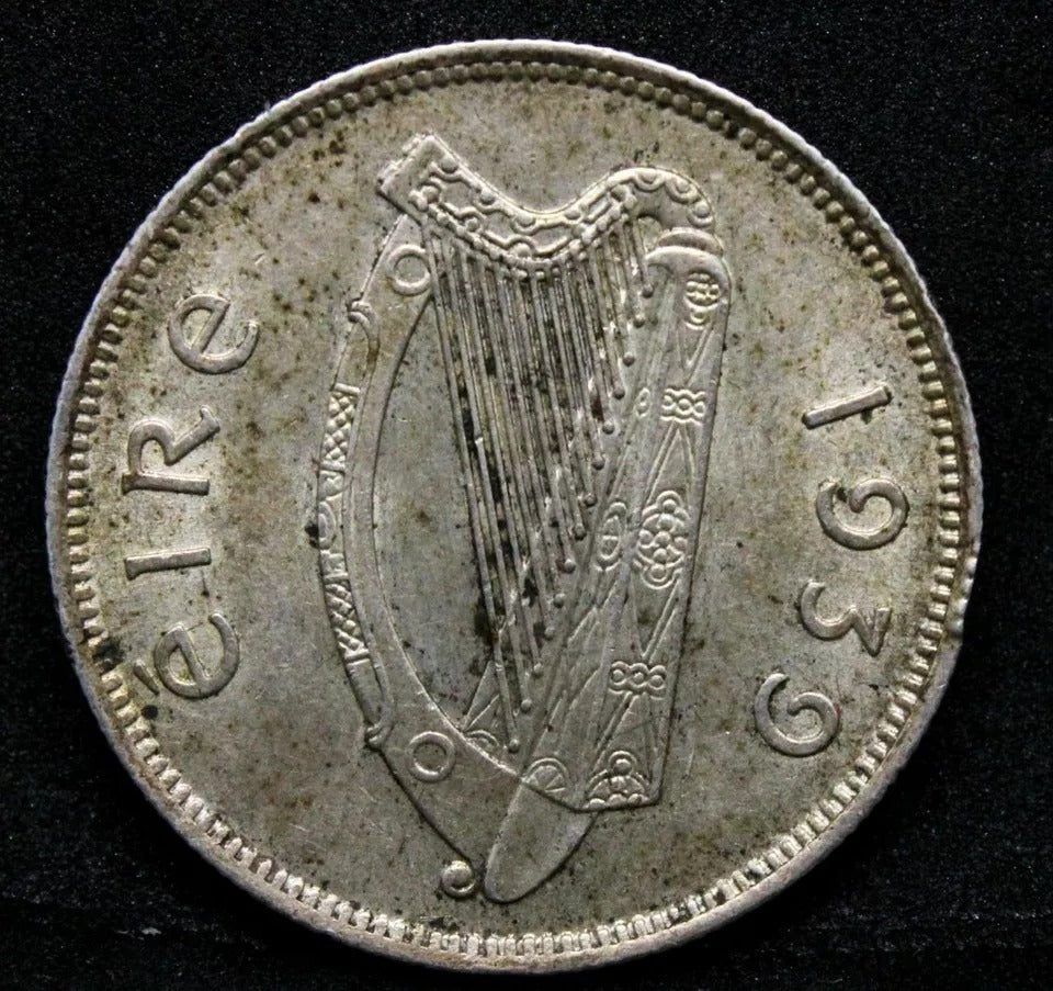1939 Ireland Republic Florin 2 shillings KM 15 UNC