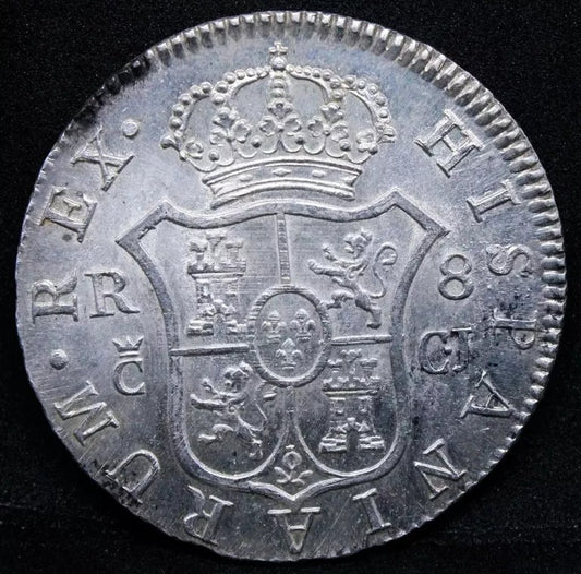 8 Reales 1813 C CJ, Spain Ferdinand VII. KM-466.2 UNC