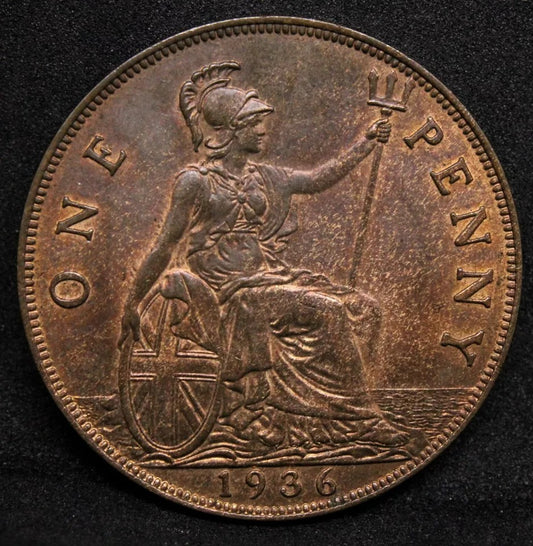 1 Penny 1936, George V. S.4055 UNC