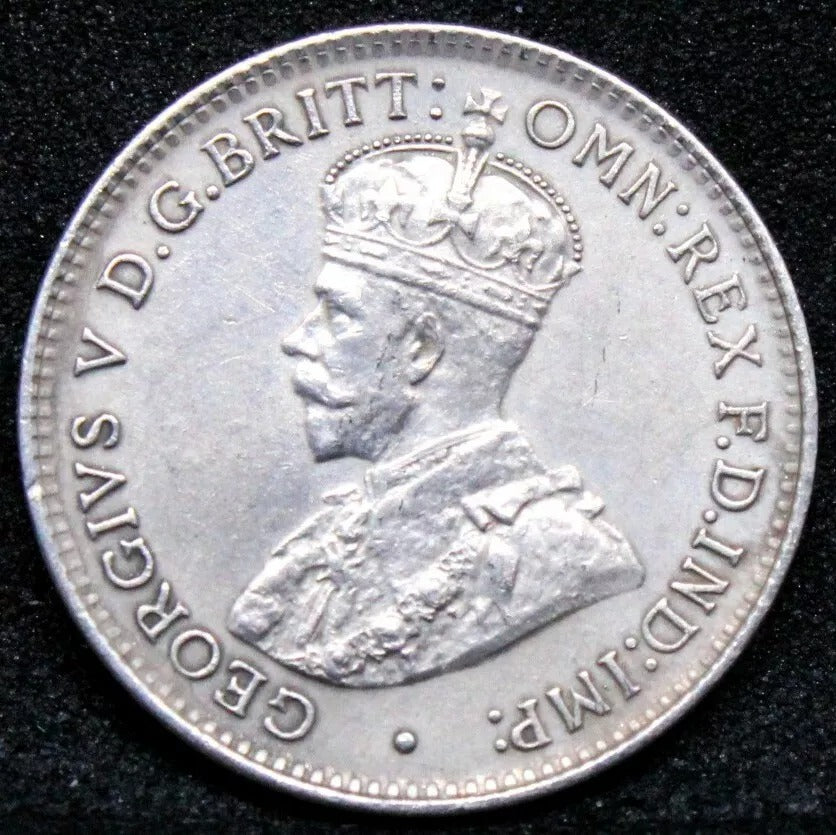 1918-m 3 Pence Australia, King George V. KM-24 UNC