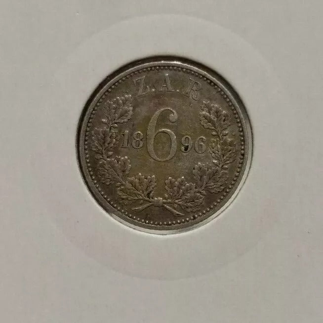 1896 6 Pence (Zuid Afrikaansche Republiek) - South Africa