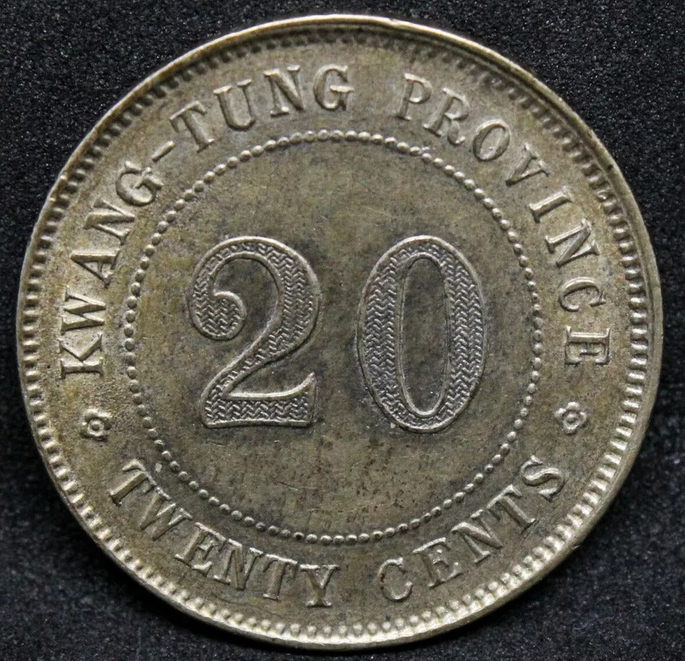 20 Cents 1920, Kwangtung Chinese/china Province Y.423 UNC