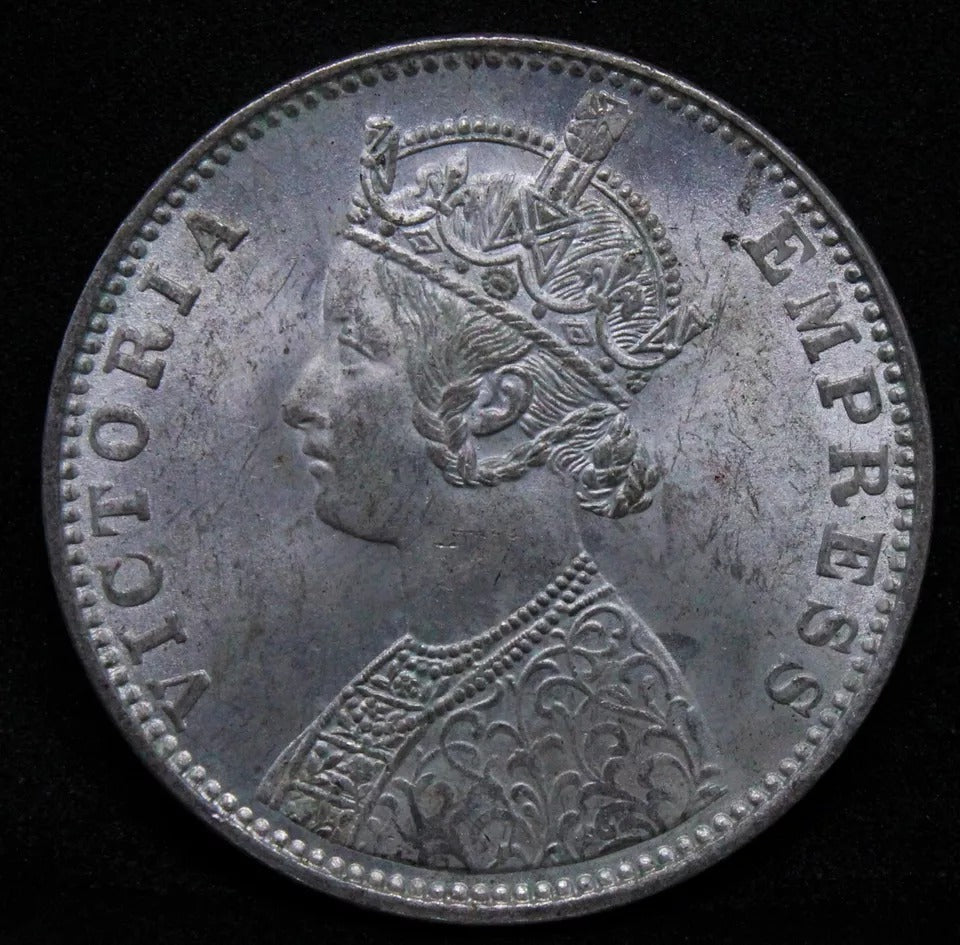 1901-B Victoria India-British Rupee KM 492 UNC