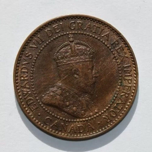 1909 Canada Cent KM 8 Edward VII GEF