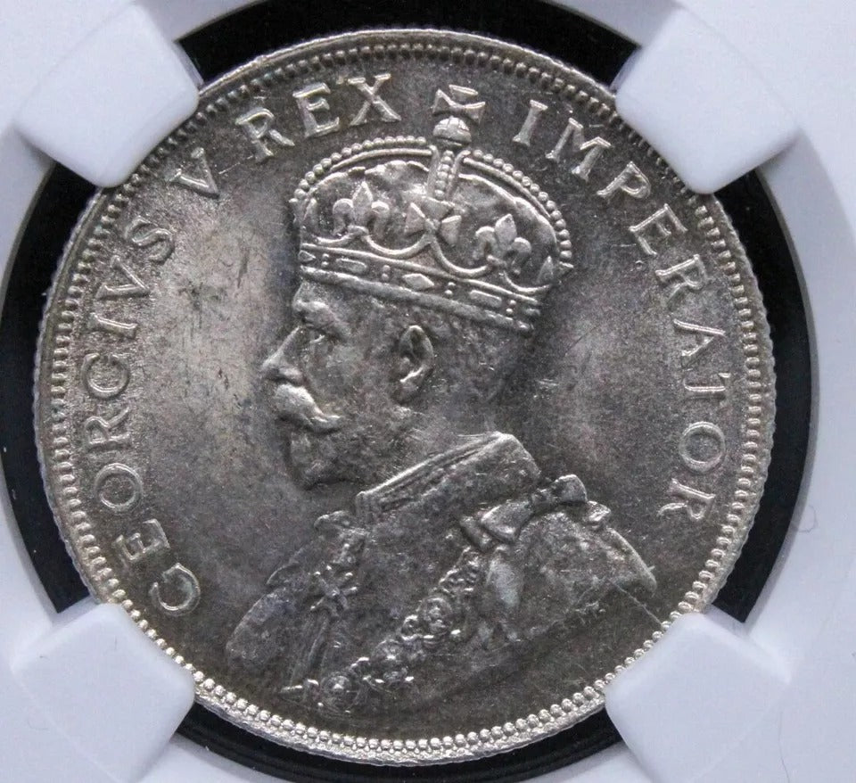 1932 2 Shillings South Africa, George V, UNC NGC MS62 Florin