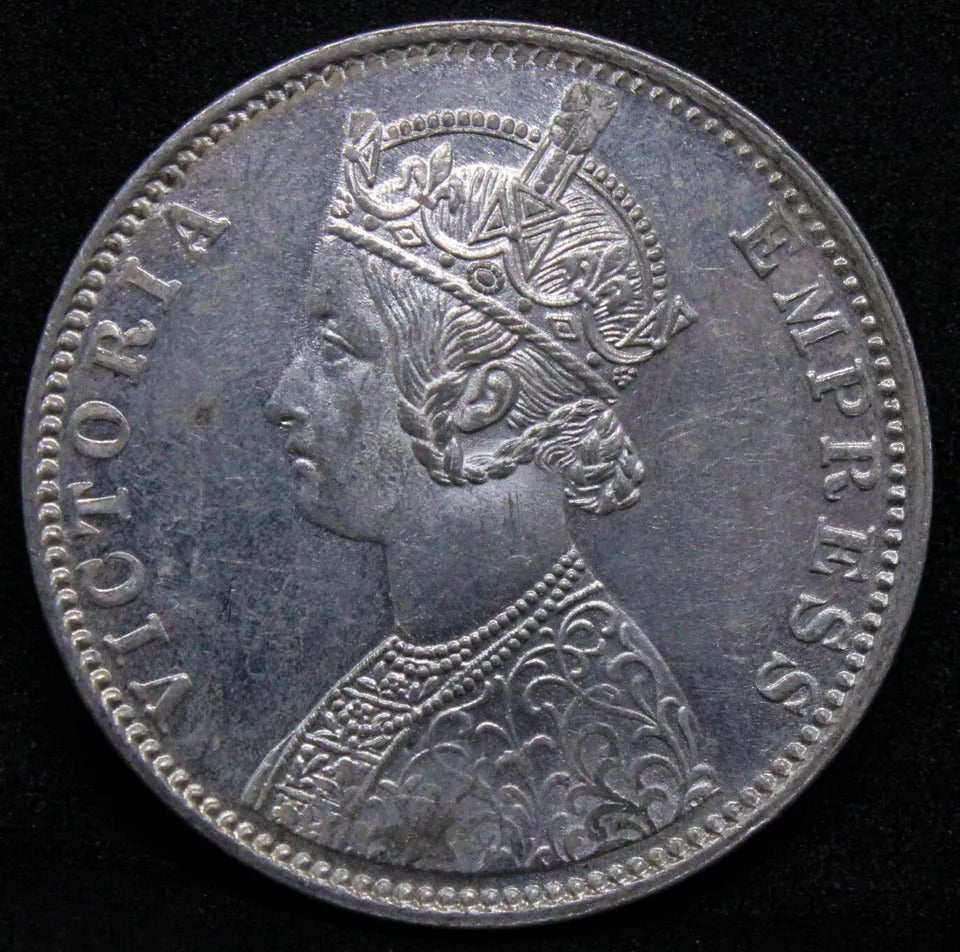 1901-B Victoria India-British Rupee KM 492 UNC #2