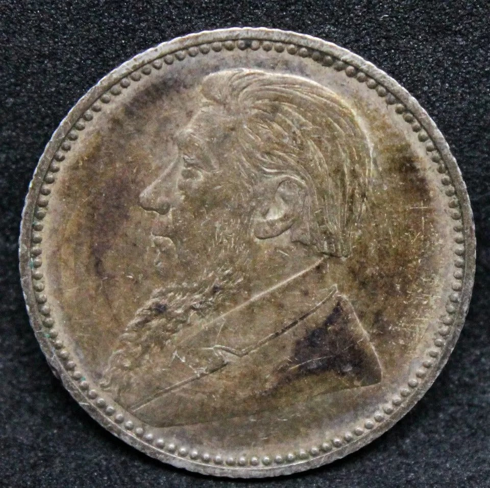1897 6 pence (Zuid Afrikaansche Republiek) - South Africa,KM-4 aUNC #2