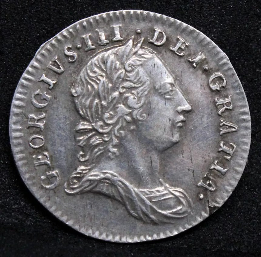 1762 Maundy 3 Pence, George III UNC #2