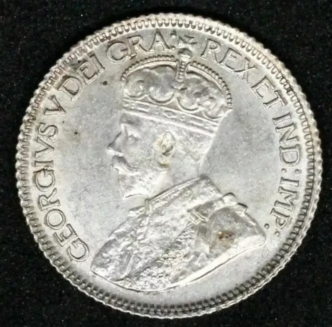 1920 Canada 10 Cents, George V. UNC (KM-23a)