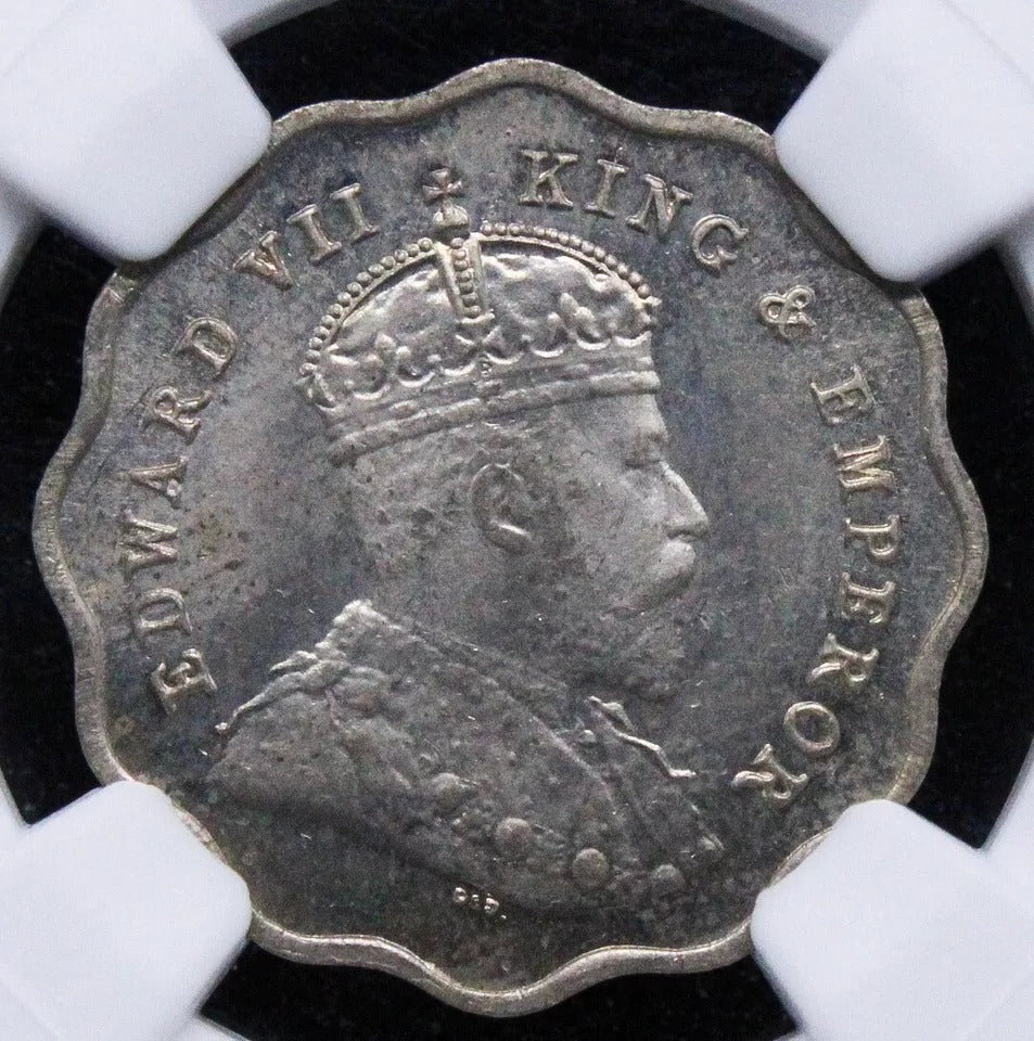 1 Anna 1910, British India. KM-504 UNC NGC MS63