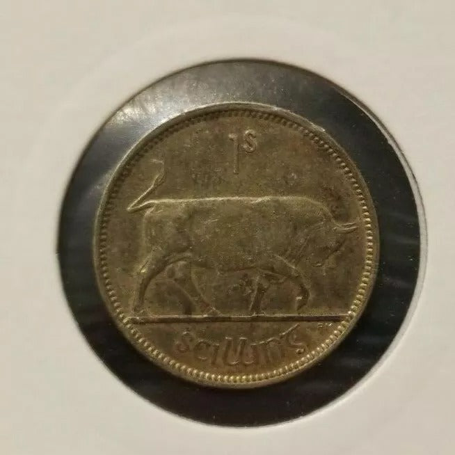 1928 Ireland Republic Shilling KM 6 UNC