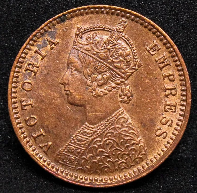 1/12 Anna 1898. British-India. KM-483. EF