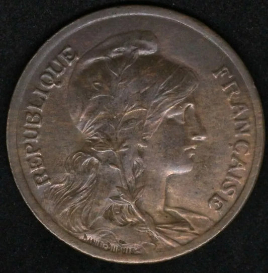 1917 10 Centimes - France Republic UNC rare