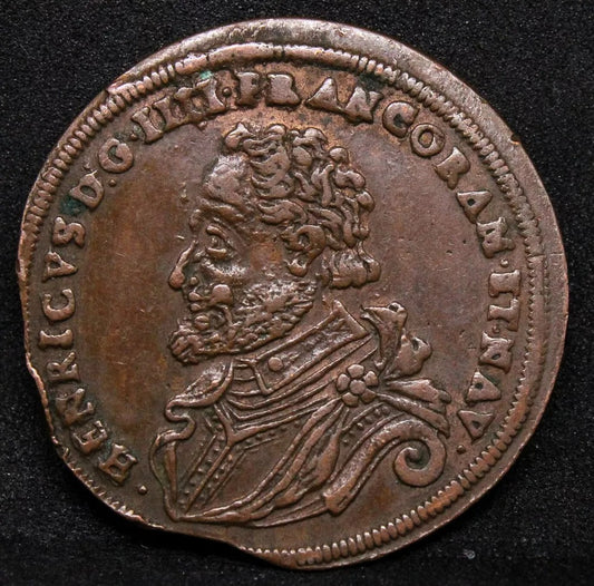 French Jeton, Henry IIII. Unknown ref. About EF grade