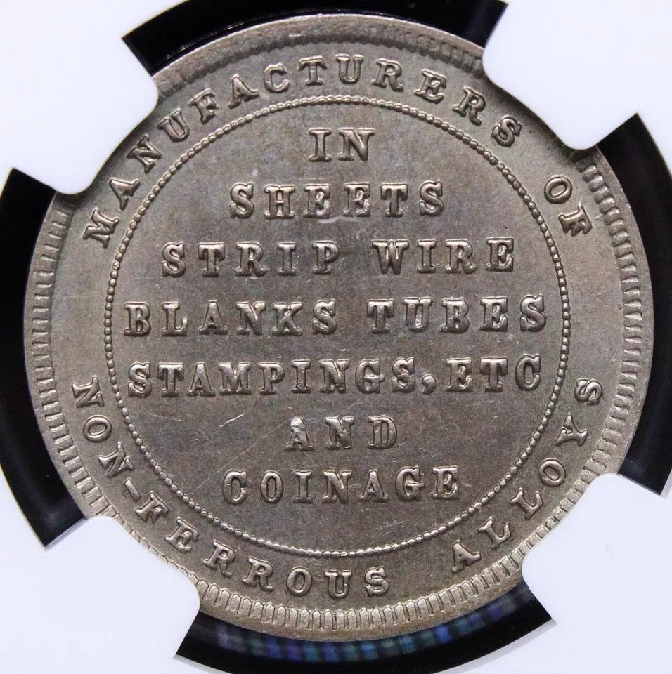 (UNDATED) G.BRITAIN CU-NI SWEENY-ADV-29 BIRMINGHAM MINT Token NGC MS64 #3