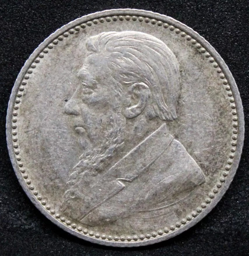 1897 6 pence (Zuid Afrikaansche Republiek) - South Africa,KM-4 aUNC