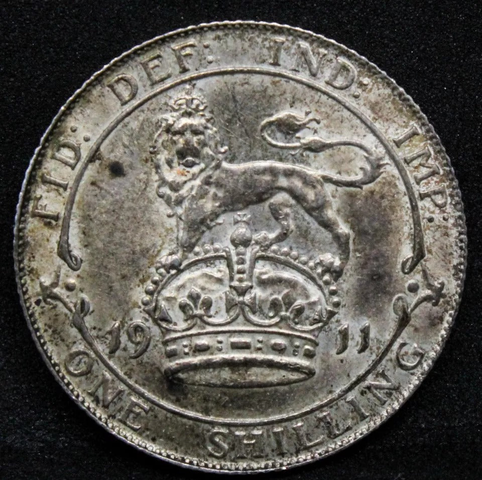 1 Shilling, 1911 George V, S.4013 aUNC