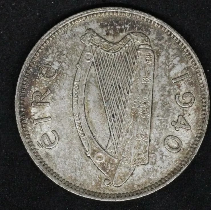Ireland florin 1940 UNC rare low mintage 670,000