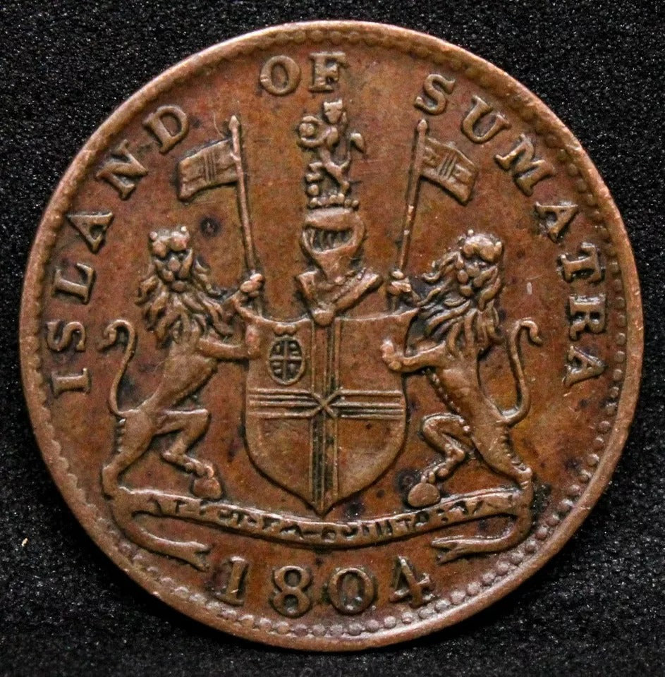 1804/1219 Netherlands East Indies SUMATRA, ISLAND OF Keping KM# Tn1. EF
