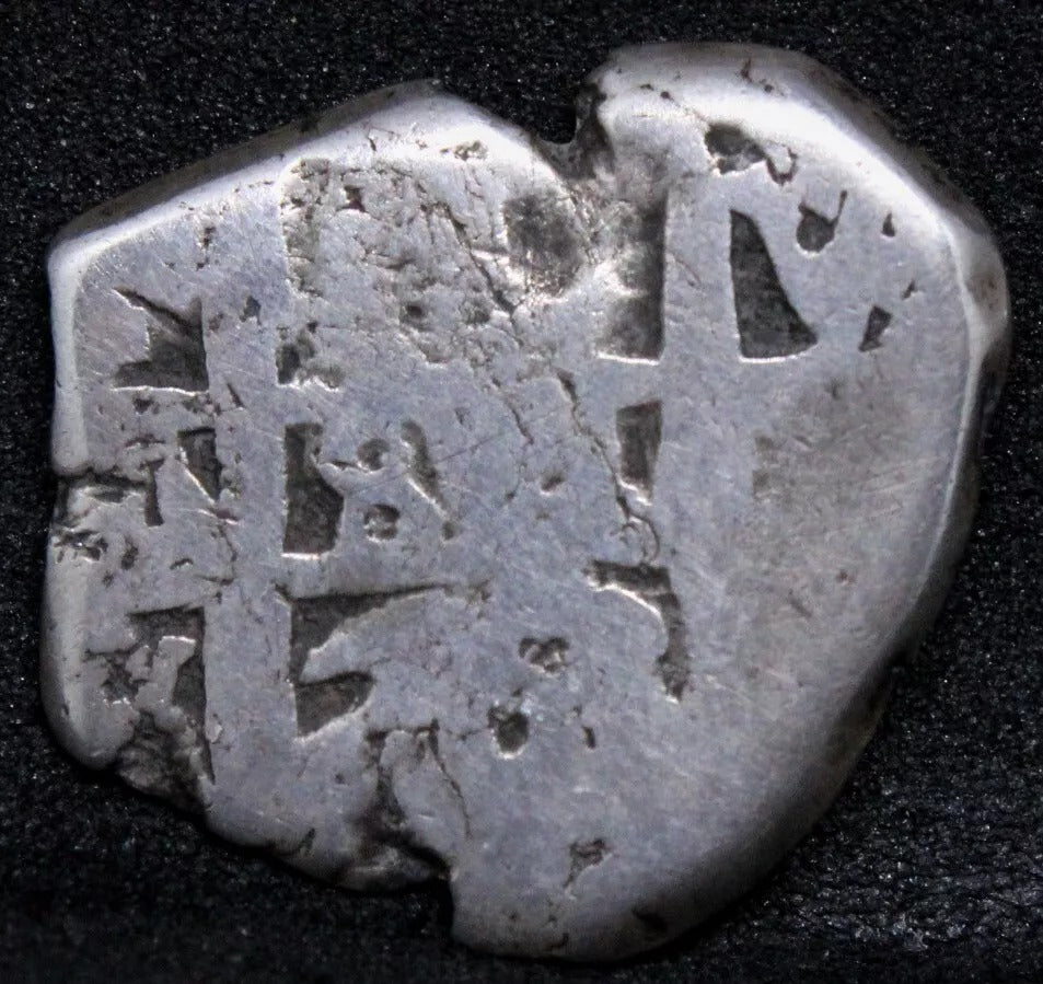 1 Real 1763 PV. Charles III Bolivia Mint COB coinage. Good.