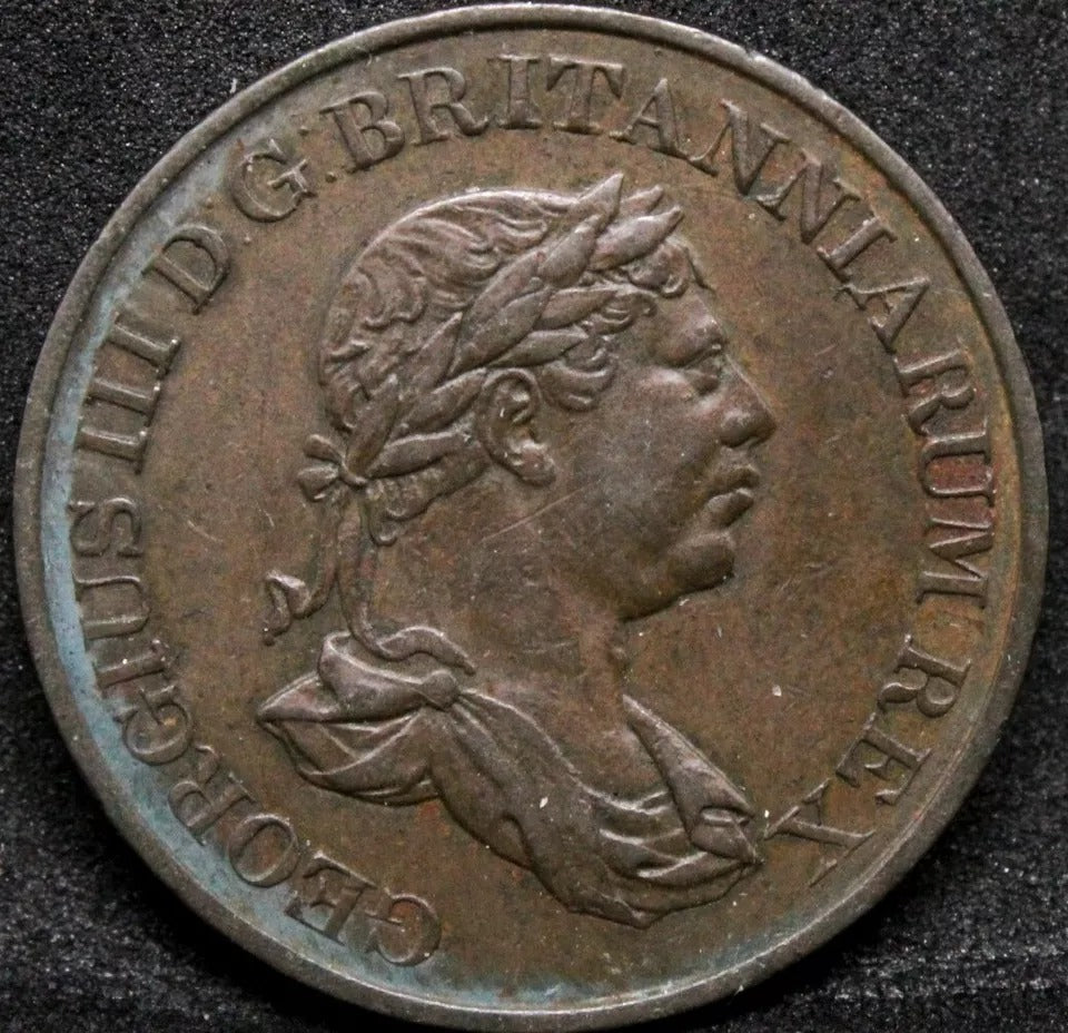 1815 Stiver, Ceylon (Modern Sri Lanka), George III. KM-81, aUNC