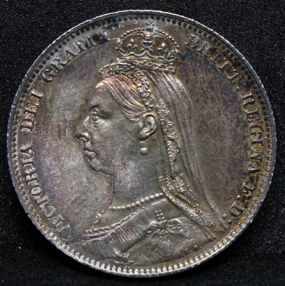 1 Shilling 1890, Queen Victoria Jubilee Head. S.3927 UNC