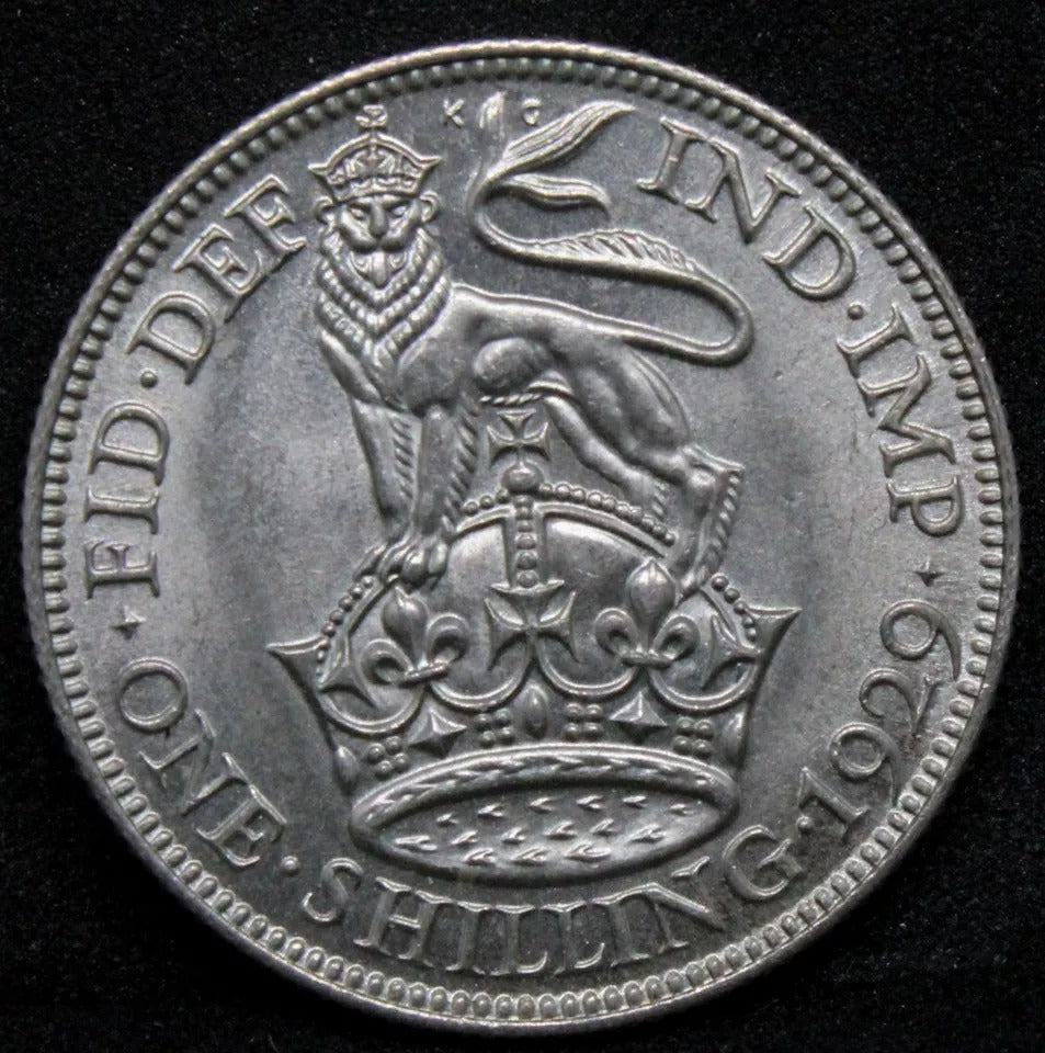 1 Shilling 1929, Britain George V. S.4039. UNC