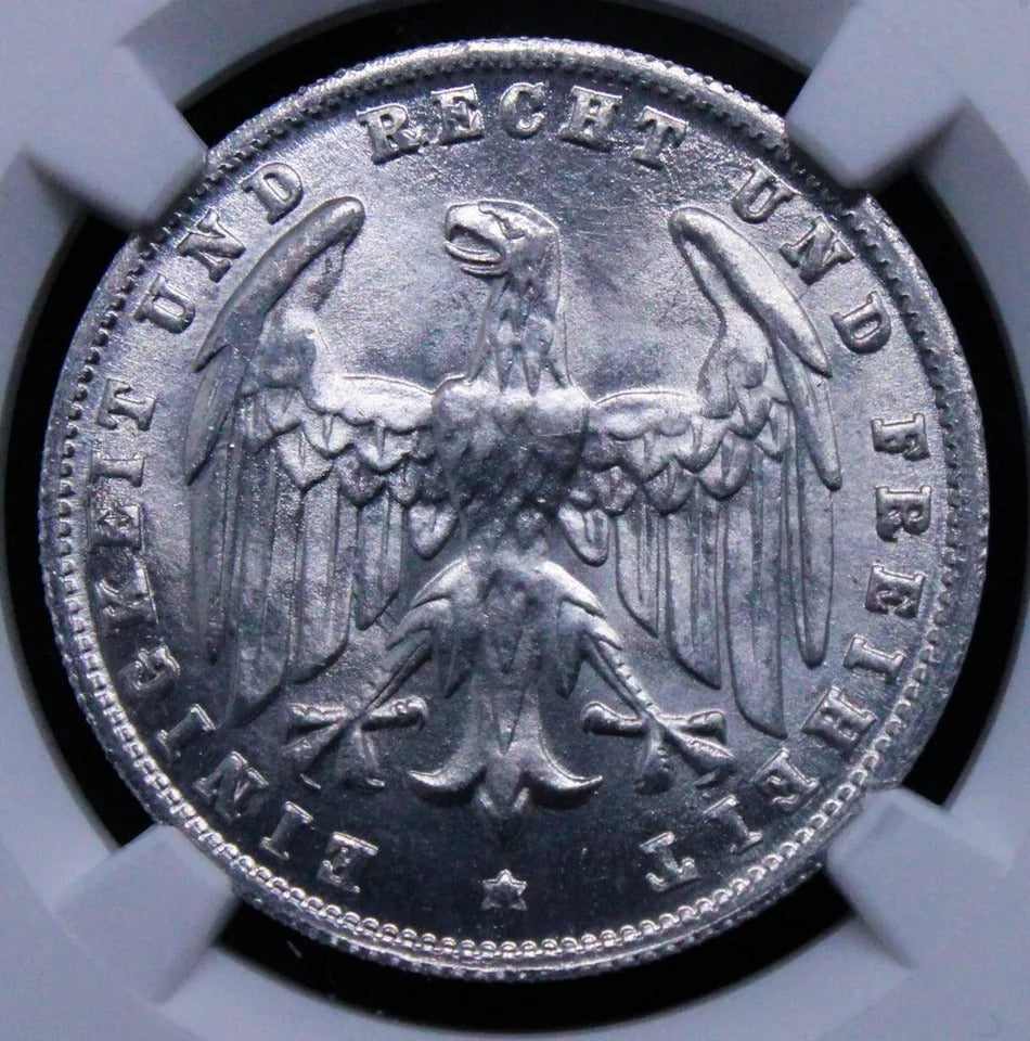 500 Mark 1923-D. Germany Weimar Republic. KM-36. NGC MS65 BU