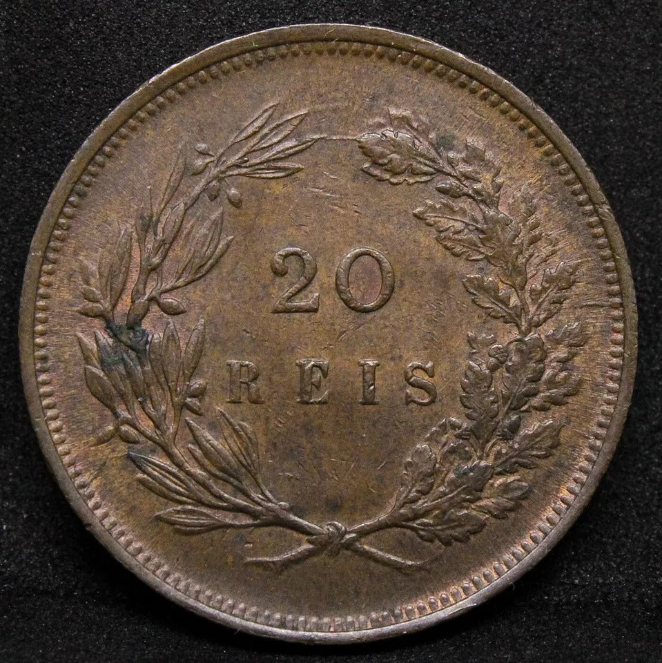 20 reis 1892, Portugal Carlos I. KM-533 UNC #2