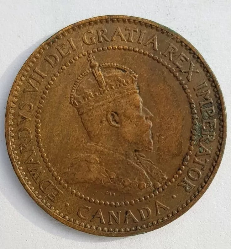 1908 Canada Cent, Edward VII.