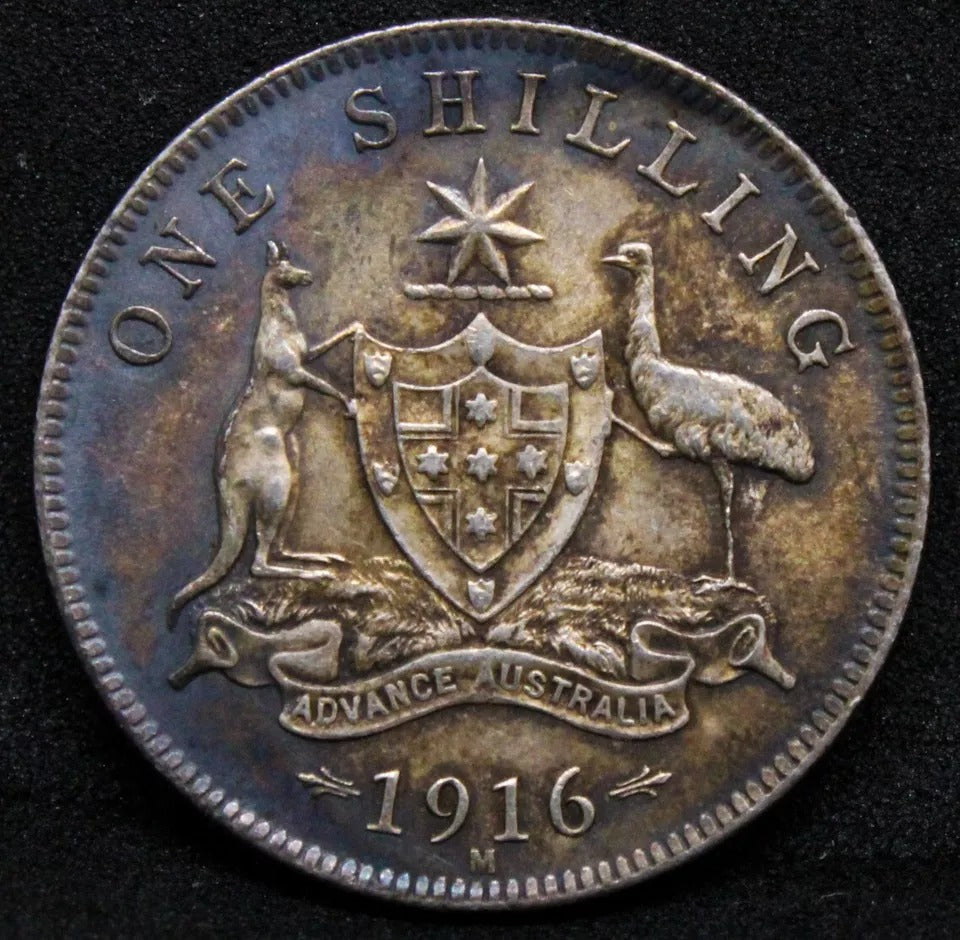 1916-M Shilling Australia, George V. Km-26 UNC