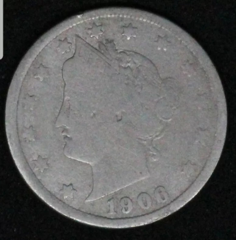 U.S.A. 5 cents. 1906. Good.