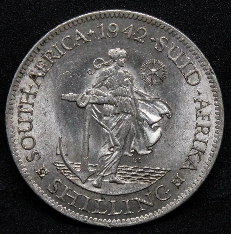 1 Shilling 1942, South Africa George V. KM- 28