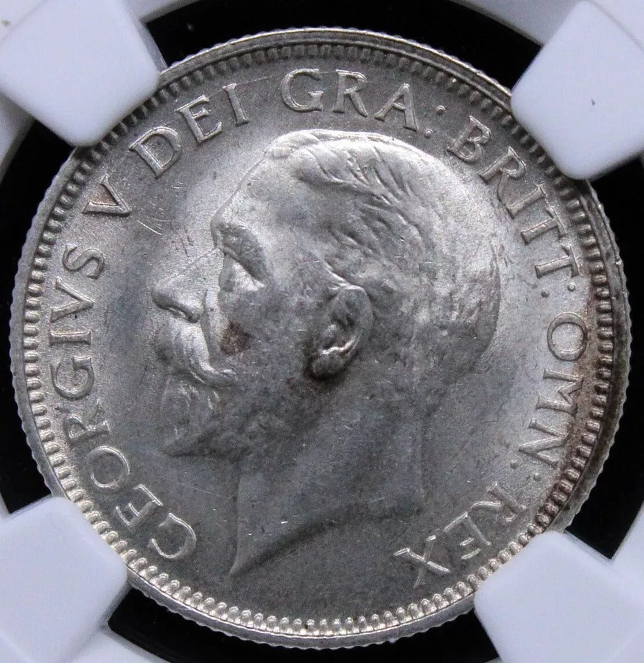 1 Shilling 1927, King George V Great Britain. S.4023 UNC NGC MS63