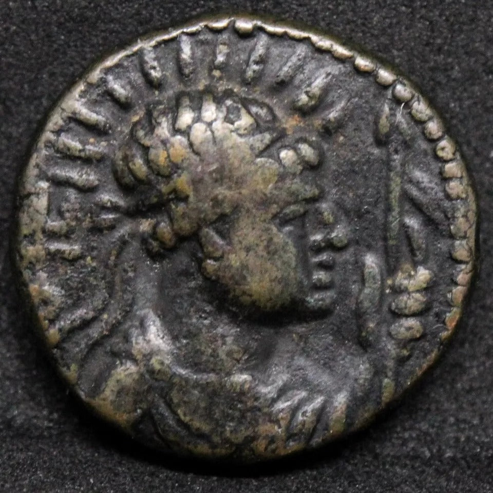 Kushan King of India: Vima Takto (Soter Megas). AE Tetradrachm. VF