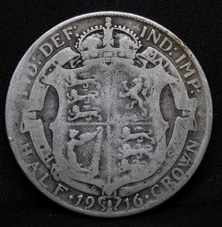 1/2 Crown 1916, Great Britain George V. S.4011.